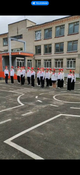 Смотр строя и песни.