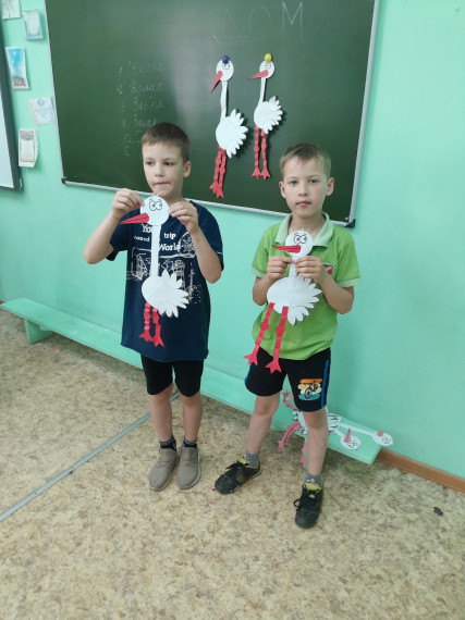 Мастер класс поделка "Аист".